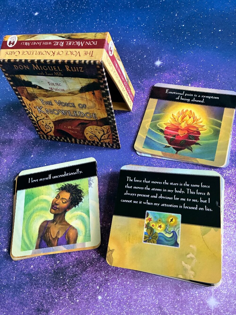 The Voice of Knowledge Cards by Don Miguel Ruiz (2005, Cards,Flash Cards)